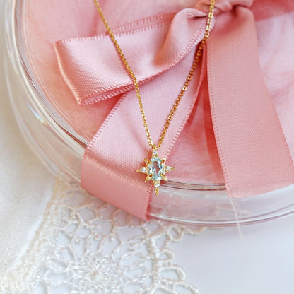 Japanese light luxury jewelry 18k gold necklace