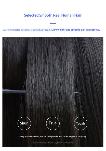 13x6 Lace Front Straight Human Hair Wig
